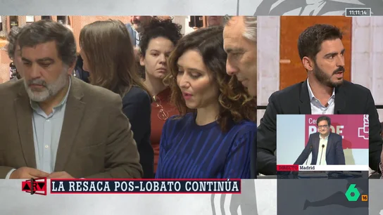 Juanma Lammet analiza la estrategia del PSOE en Madrid: "Para desbancar a Ayuso, es el camino opuesto" Juanma Lammet analiza la estrategia del PSOE en Madrid: "Para desbancar a Ayuso, es el camino opuesto"