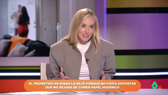 Isabel Forner desvela cómo reaccionaría su padre si su novio comiera papel higiénico: "Llama a la policía" En Zapeando han contado la historia de una joven adicta a comer papel higiénico. Su problema es tal que hasta su prometido decidió cortar la relación con ella. Pero, ¿qué harían los zapeadores si su pareja tuviera esa adicción?