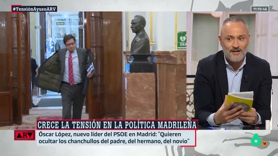 Martínez-Vares, sobre Óscar López: "Presentar a Ayuso alguien que sea exponente del sanchismo es darle la mejor gasolina" Martínez-Vares, sobre Óscar López: "Presentar a Ayuso alguien que sea exponente del sanchismo es darle la mejor gasolina"
