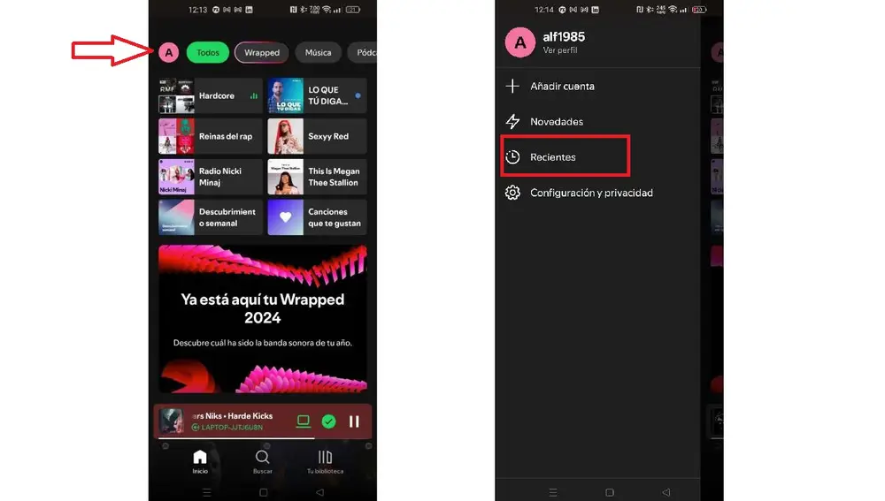 Pasos en Spotify Pasos en Spotify