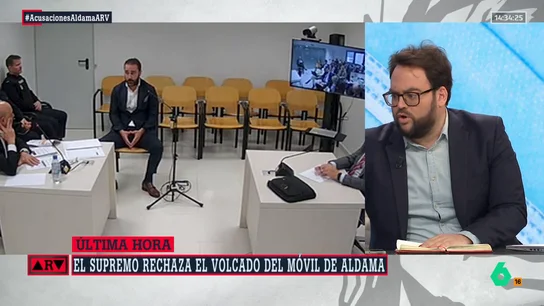 Monrosi analiza la situación del Gobierno: "No hay ningún indicio que sustente lo que ha dicho Aldama" Monrosi analiza la situación del Gobierno: "No hay ningún indicio que sustente lo que ha dicho Aldama"