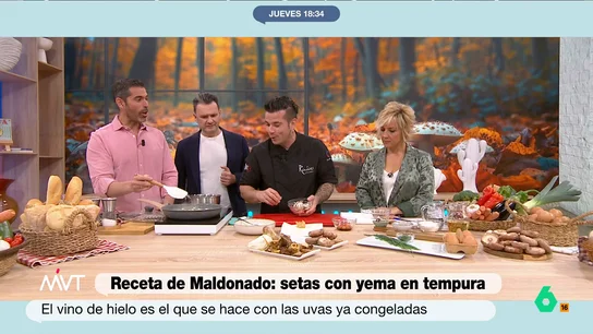 ¿Qué son las yemas sin poner? Pablo Ojeda y el chef Carlos Maldonado desvelan qué es este ingrediente El cocinero ha traído un ingrediente que suele utilizar en su restaurante para muchas elaboraciones. No te pierdas su explicación en el vídeo principal.