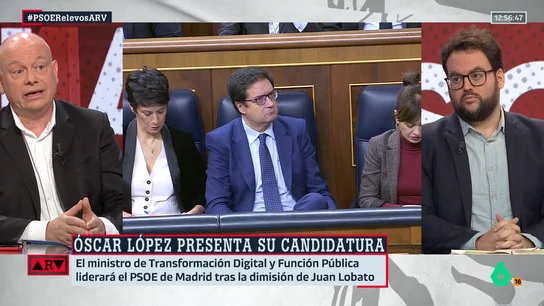Gabi Sanz: "No tengo claro que Óscar López vaya a ser el 'alter ego' de Ayuso" Gabi Sanz: "No tengo claro que Óscar López vaya a ser el 'alter ego' de Ayuso"