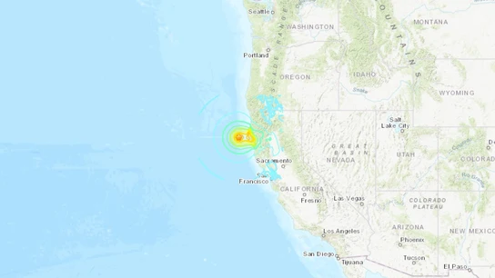 Un terremoto de 6,6 sacude el norte de California y provoca una alerta de tsunami Un terremoto de 6,6 sacude el norte de California y provoca una alerta de tsunami