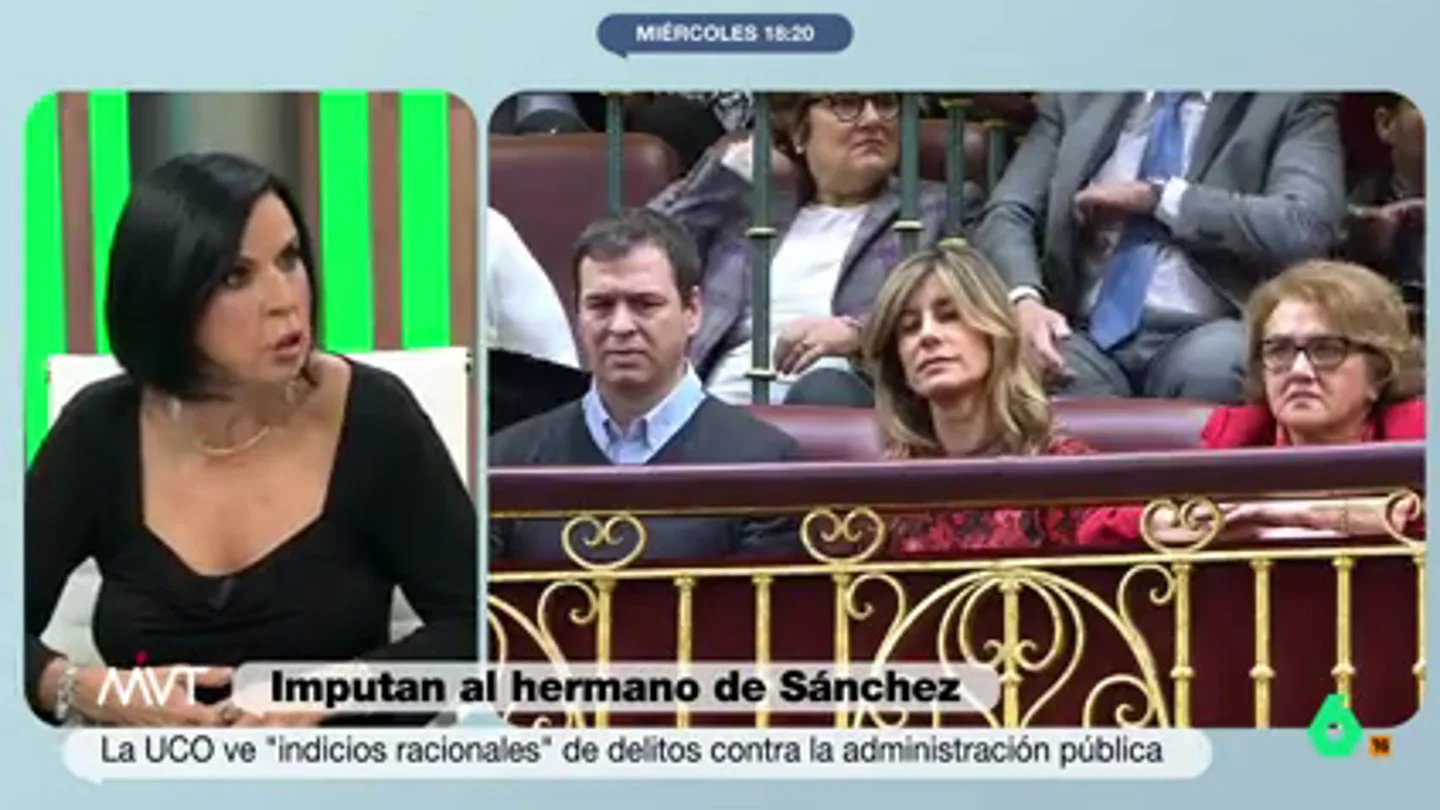 Beatriz de Vicente, tras las acusaciones contra David Sánchez: "Si terminan siendo calumniosas, sería interesante ejercer acciones legales" El periodista Alfonso Pérez Medina expone que un informe de la UCO ha concluido que el incremento patrimonial que denunciaba Manos Limpias, "es un error que se comete dos veces en el medio 'The Objective'".
