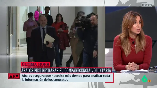 Morodo, tras la petición de Ábalos de retrasar su comparecencia: "Antes o después le veremos en los tribunales" Morodo, tras la petición de Ábalos de retrasar su comparecencia: "Antes o después le veremos en los tribunales"