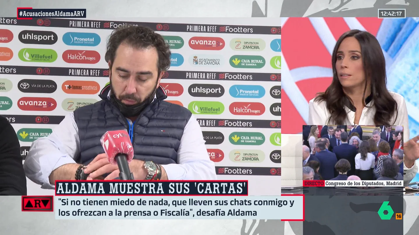 Pilar Velasco, ante la ausencia de pruebas de Aldama: "¿No nos estará gastando una broma?" Pilar Velasco, ante la ausencia de pruebas de Aldama: "¿No nos estará gastando una broma?"
