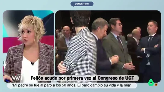 Cristina Pardo, tras las palabras de Feijóo sobre su padre y el paro a los 50: "Debe ser un problema muy común en muchas casas" El líder popular afirmo que su padre se quedó en paro con 50 años, algo que cambió sus vidas. Afra Blanco expone que para que no se den ese tipo de cosas, los partidos políticos deben dialogar y tratar de alcanzar acuerdos.