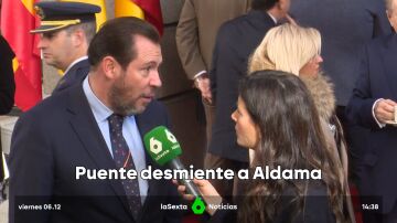 El ministro Puente desmiente a Aldama