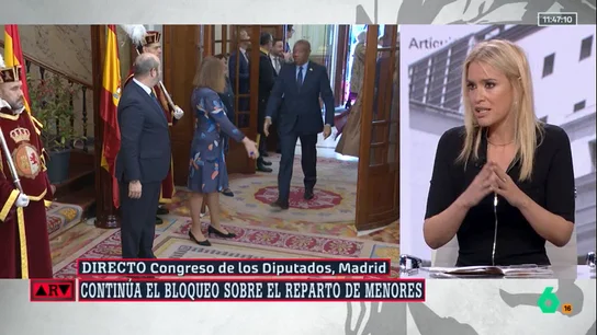 Afra Blanco critica el bloqueo del reparto de menores migrantes: "El PP lleva seis meses de excusas" Afra Blanco critica el bloqueo del reparto de menores migrantes: "El PP lleva seis meses de excusas"