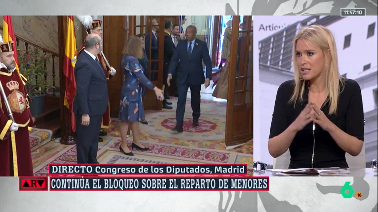 Afra Blanco critica el bloqueo del reparto de menores migrantes: "El PP lleva seis meses de excusas" Afra Blanco critica el bloqueo del reparto de menores migrantes: "El PP lleva seis meses de excusas"