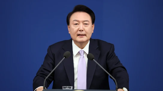 El presidente de Cores del Sur, Yoon Suk-yeol, en una imagen de archivo. El presidente de Cores del Sur, Yoon Suk-yeol, en una imagen de archivo.
