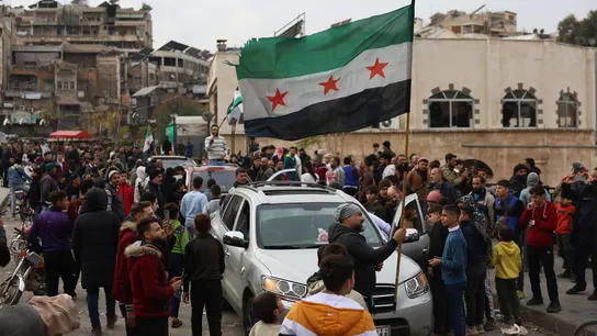 Los rebeldes sirios, en la toma de Hama Los rebeldes sirios, en la toma de Hama
