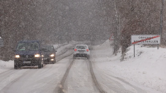 Temporal de nieve en Roncesvalles, este domingo Temporal de nieve en Roncesvalles, este domingo