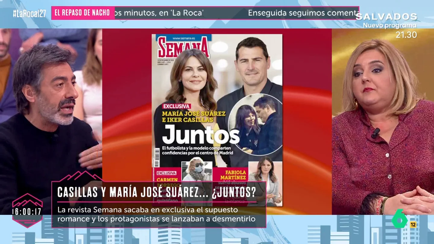 Juan del Val, indignado por los rumores sobre Iker Casillas y María José Suárez: "Dos personas se toman una cerveza y ya son pareja" Juan del Val, indignado por los rumores sobre Iker Casillas y María José Suárez: "Dos personas se toman una cerveza y ya son pareja"