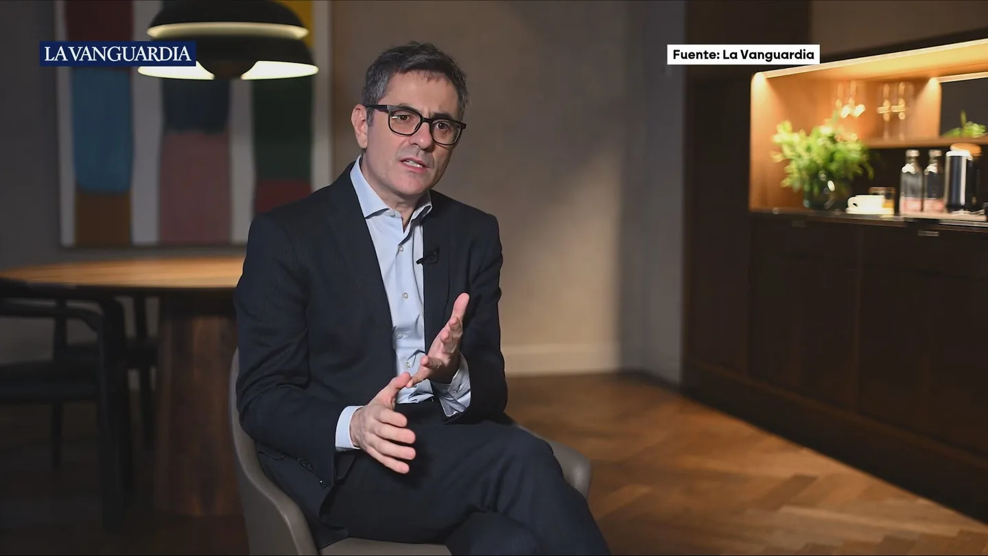 Bolaños, en una entrevista en 'La Vanguardia' Bolaños, en una entrevista en 'La Vanguardia'