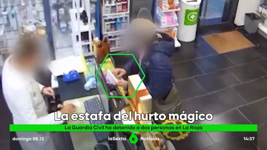 Cae una pareja de estafadores por usar el método del 'hurto mágico' en comercios Cae una pareja de estafadores por usar el método del 'hurto mágico' en comercios