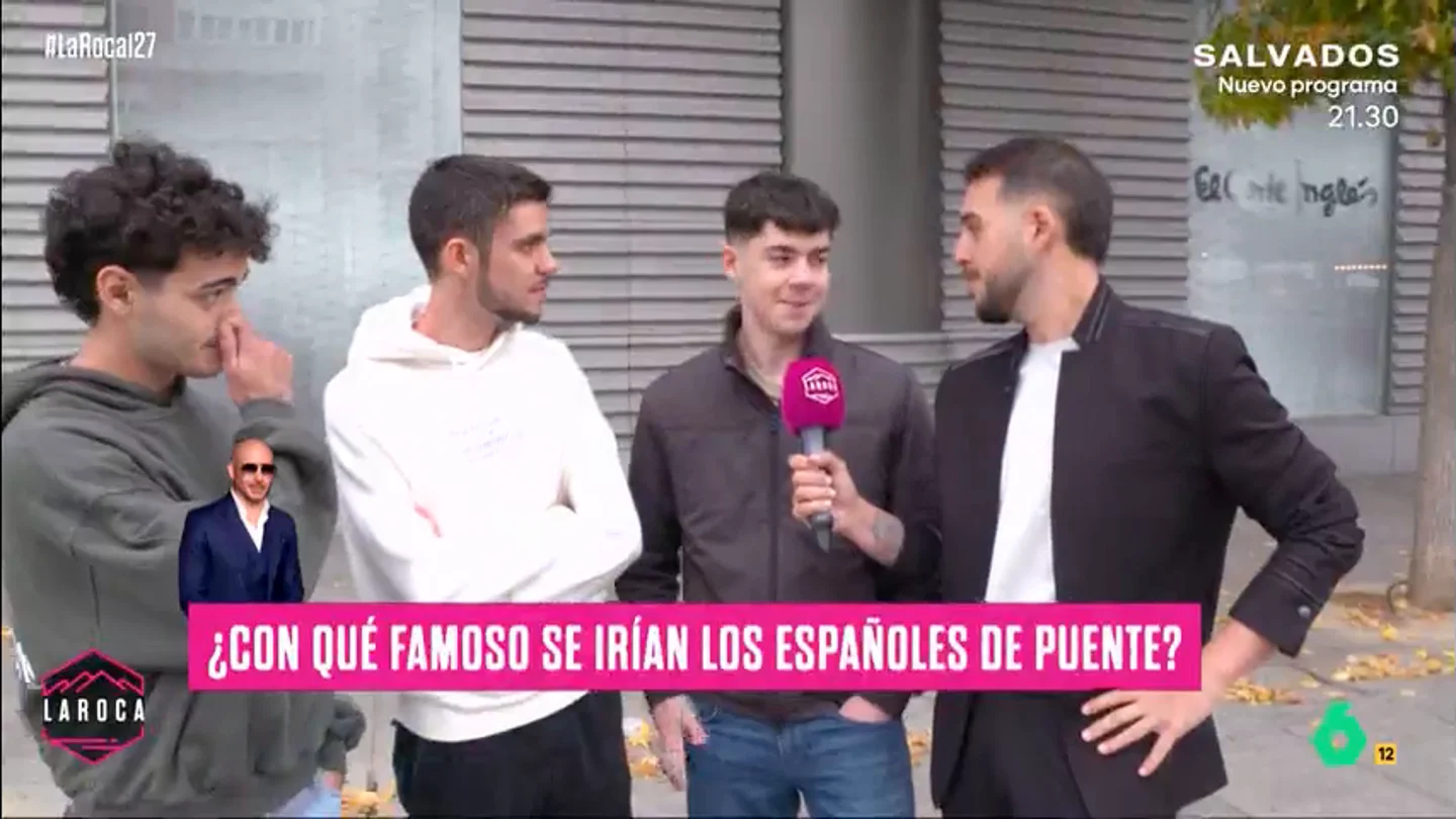 - ROCA Con que famosos se irían los españoles de puente - ROCA Con que famosos se irían los españoles de puente