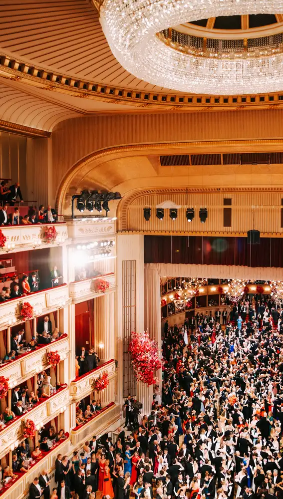 El Baile de la Ópera de Viena en la Ópera Nacional de Viena El Baile de la Ópera de Viena en la Ópera Nacional de Viena