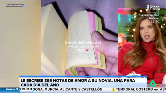 Un joven le escribe 365 notas de amor a su novia para cada día de 2025 Un joven le escribe 365 notas de amor a su novia para cada día de 2025