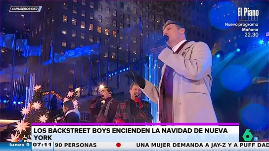 De Los Backstreet Boys a Thalía: así ha sido el encendido de Navidad en Nueva York De Los Backstreet Boys a Thalía: así ha sido el encendido de Navidad en Nueva York