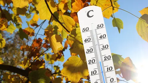 Temperaturas en otoño Temperaturas en otoño