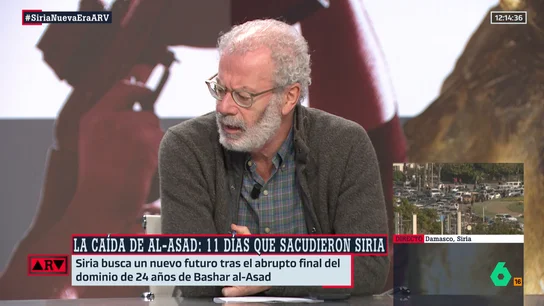 Jesús Núñez, sobre Siria: "Nada garantiza que lo que viene a continuación sea una transición pacífica" Jesús Núñez, sobre Siria: "Nada garantiza que lo que viene a continuación sea una transición pacífica"