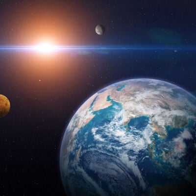 La Tierra, Venus y Mercurio