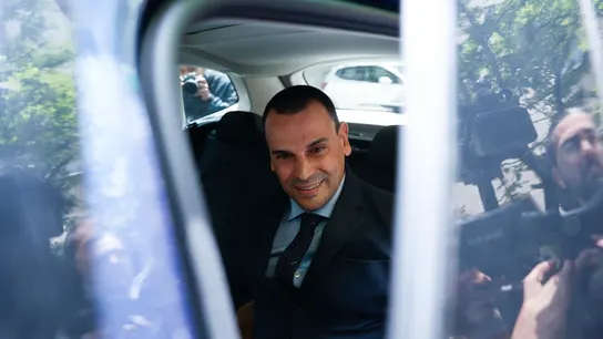 Alberto González Amador, novio de la presidenta de Madrid, Isabel Díaz Ayuso, a su salida del Tribunal Superior de Justicia de Madrid. Alberto González Amador, novio de la presidenta de Madrid, Isabel Díaz Ayuso, a su salida del Tribunal Superior de Justicia de Madrid.