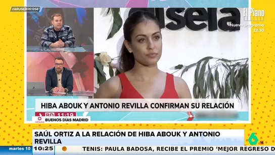 Saúl Ortiz, a las intentas fotos de Hiba Abouk y Antonio Revilla: "¡Si os vais a separar en tres meses!" Saúl Ortiz, a las intentas fotos de Hiba Abouk y Antonio Revilla: "¡Si os vais a separar en tres meses!"