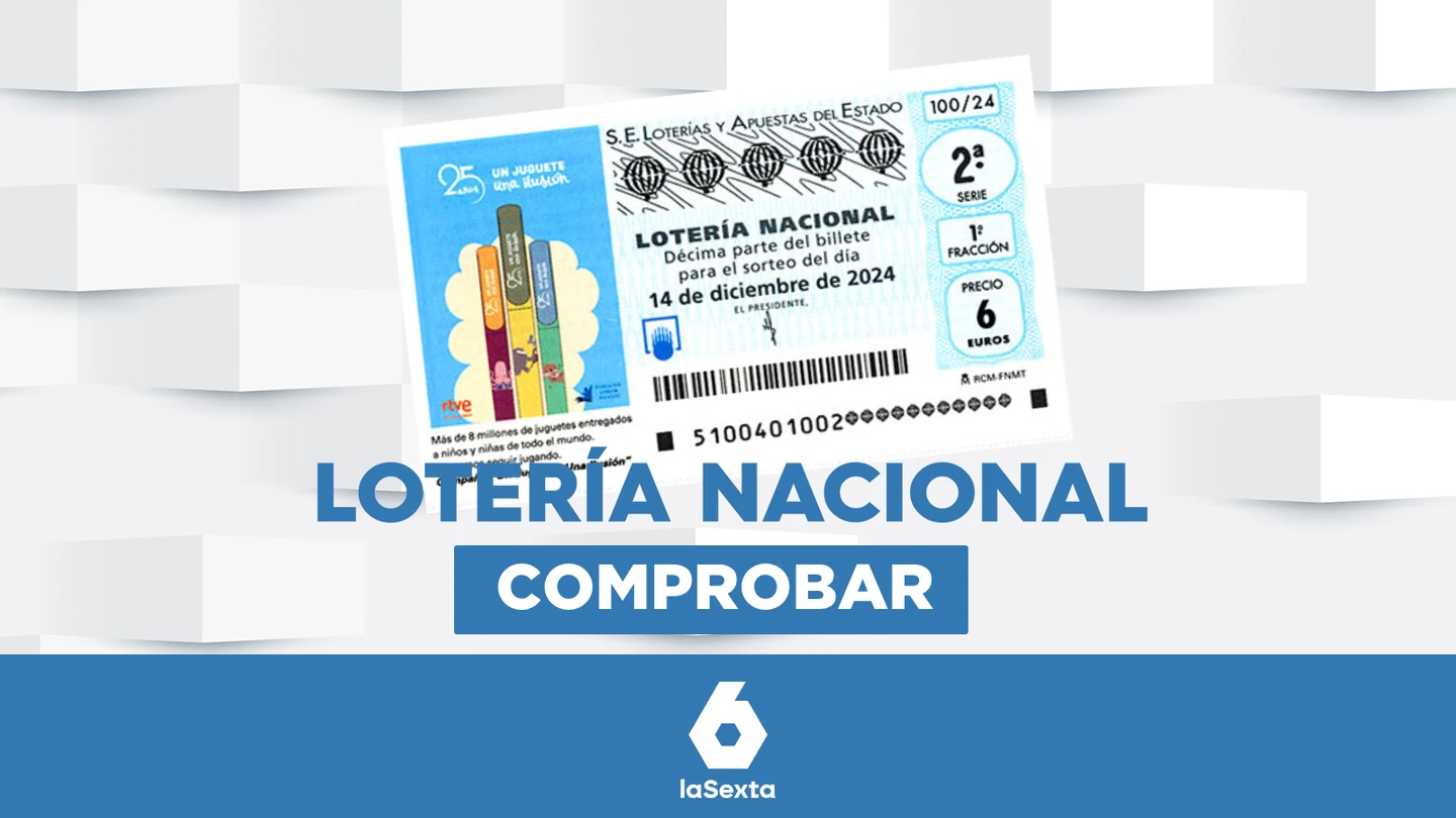 Lotería Nacional | Comprobar el resultado del sorteo de hoy, sábado 14 de diciembre de 2024 Lotería Nacional | Comprobar el resultado del sorteo de hoy, sábado 14 de diciembre de 2024