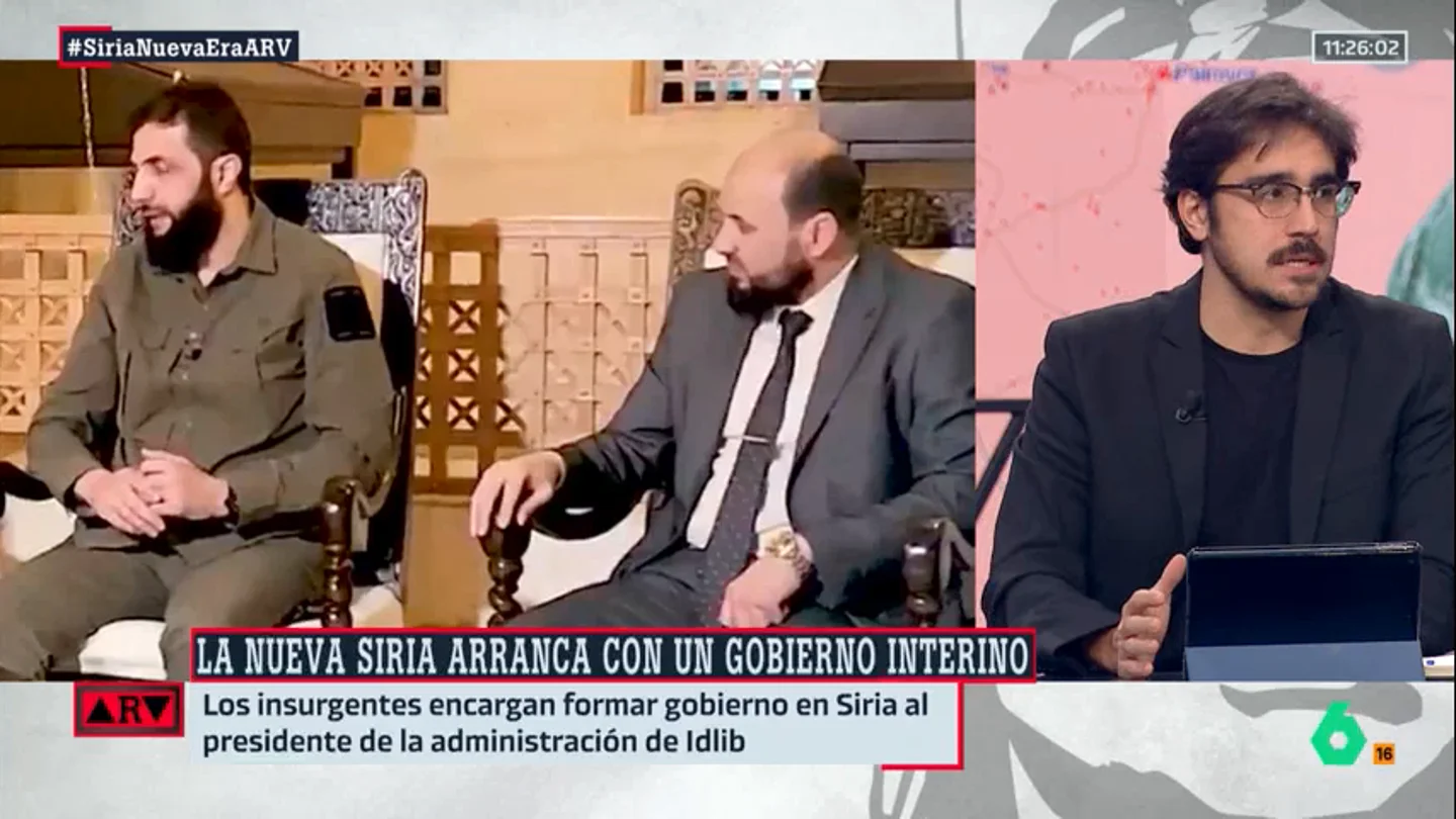 Eduardo Saldaña analiza la situación en Siria tras la caía de Al-Asad: "La guerra civil no ha acabado" Eduardo Saldaña analiza la situación en Siria tras la caía de Al-Asad: "La guerra civil no ha acabado"