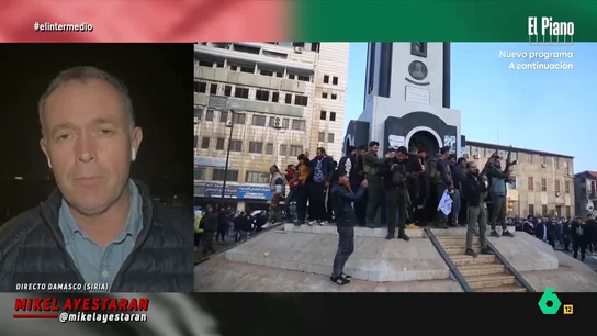 Mikel Ayestaran, sobre el gobierno interino de Siria: "Están muy preocupados en pasar página en política doméstica" El periodista detalla alguna de las nuevas medidas que ya se han adoptado en el país como, por ejemplo, amnistiar a exsoldados que hayan dejado las armas o la prohibición de increpar a las mujeres por su vestimenta.