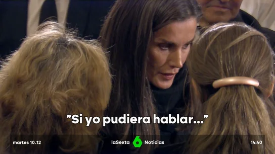 La reina Letizia en el funeral por la DANA La reina Letizia en el funeral por la DANA