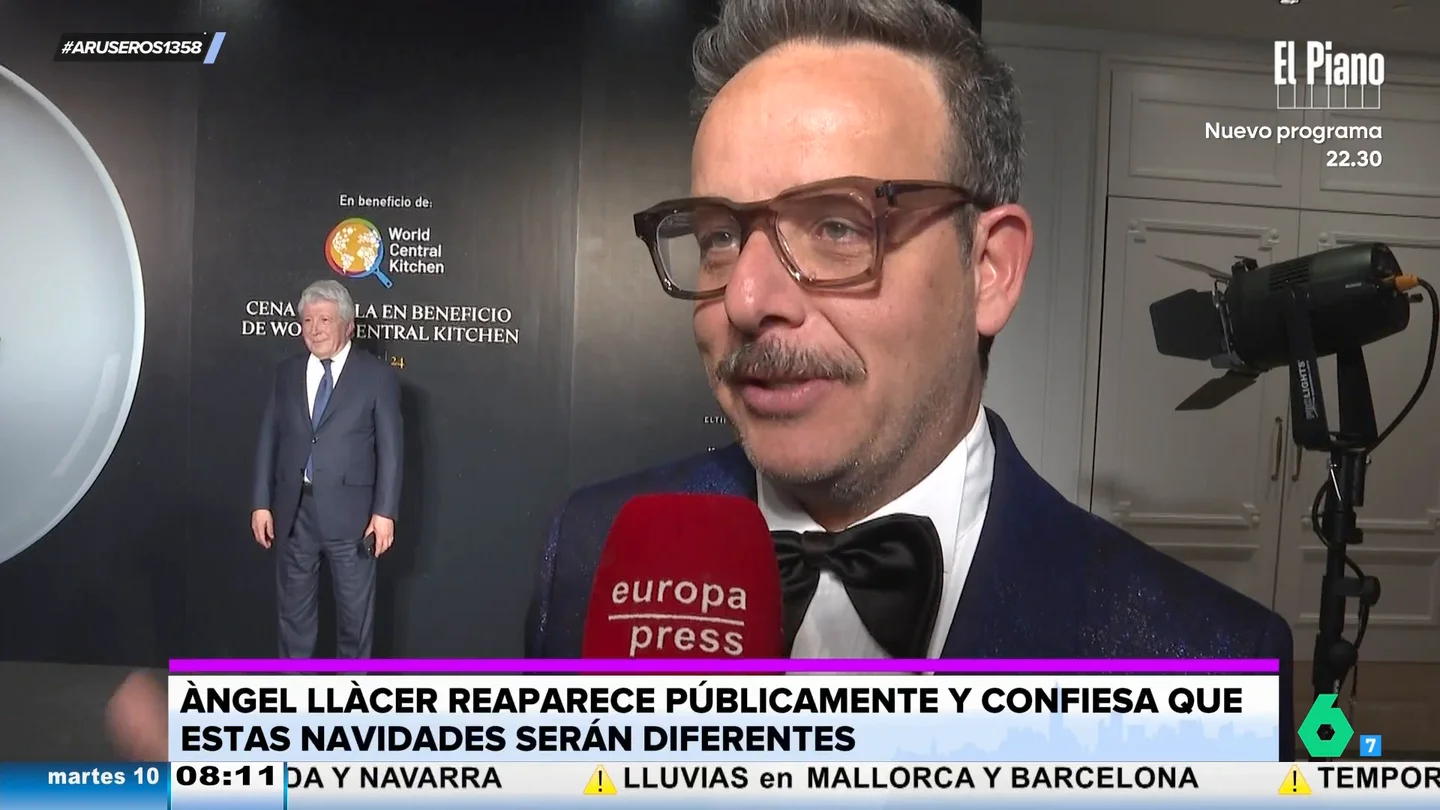 Ángel Llácer, tras su grave problema de salud: "Gracias a lo que me pasó pasaré la Navidad en familia" Ángel Llácer, tras su grave problema de salud: "Gracias a lo que me pasó pasaré la Navidad en familia"