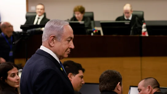 El primer ministro israelí ante el tribunal El primer ministro israelí ante el tribunal