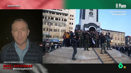 Mikel Ayestaran, sobre el ambiente en Siria tras la caída de Al-Asad: "Tienen muy claro que han aprendido la lección de Irak" El corresponsal indica que los sirios miran al futuro con esperanza pero "también con mucha incertidumbre porque no saben qué va a hacer esta nueva administración islamista".