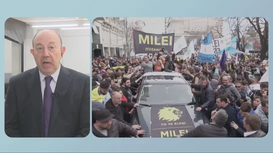Gonzalo Bernardos, sobre Milei: "Bajar la inflación no tiene ningún mérito, ha arruinado el país" El profesor de Economía de la Universidad de Barcelona Gonzalo Bernardos