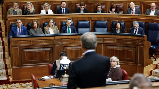 Feijóo interpela al presidente del Gobierno Feijóo interpela al presidente del Gobierno