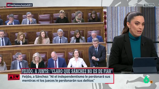 García Aller reacciona al pacto Junts-PP: "Queda claro que son dos partidos de derechas que están cerca ideológicamente" García Aller reacciona al pacto Junts-PP: "Queda claro que son dos partidos de derechas que están cerca ideológicamente"