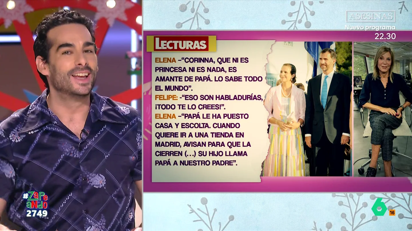 ¿Cómo se enteraron Felipe VI y sus hermanas del romance de su padre con Corinna Larsen? Juan Sanguino te lo explica en Zapeando ¿Cómo se enteraron Felipe VI y sus hermanas del romance de su padre con Corinna Larsen? Juan Sanguino te lo explica en Zapeando
