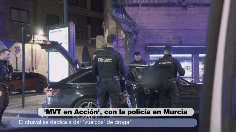 'MVT en acción' identifica a un viejo conocido de la Policía por dar vuelcos de droga en Murcia