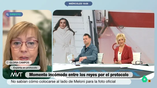 Gloria Campos desvela por qué Felipe VI y Letizia no estuvieron en la reinauguración de Notre Dame "En unos días hablaremos de Notre Dame y de por qué no fueron los reyes allí", adelanta Gloria Campos en este vídeo donde finalmente avanza que la Casa Real no asistió a la reinauguración de la catedral porque "no era el momento".