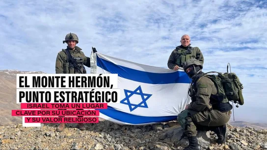 El monte hermón invadido por el ejército israelí El monte hermón invadido por el ejército israelí