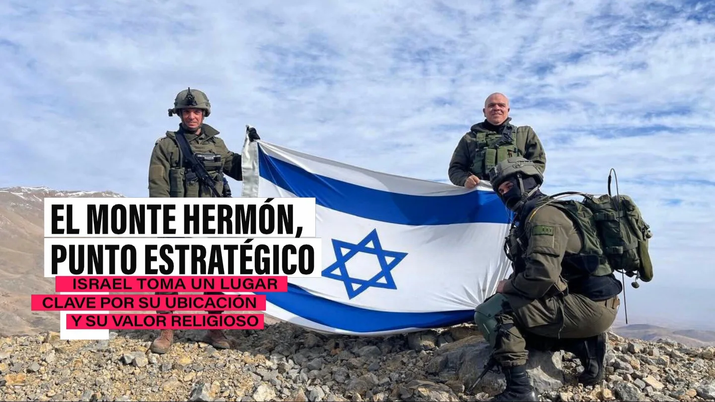 El monte hermón invadido por el ejército israelí El monte hermón invadido por el ejército israelí