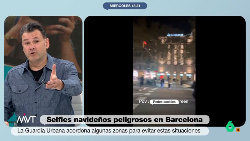 Iñaki López, a los que se la juegan por un selfie navideño: "Al final nos extinguiremos con actitudes como estas"