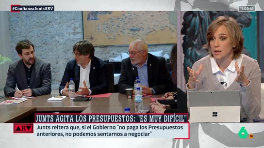 El análisis político de Tania Sánchez: "El Gobierno es preso de dos partido que no tienen nada que perder" El análisis político de Tania Sánchez: "El Gobierno es preso de dos partido que no tienen nada que perder"