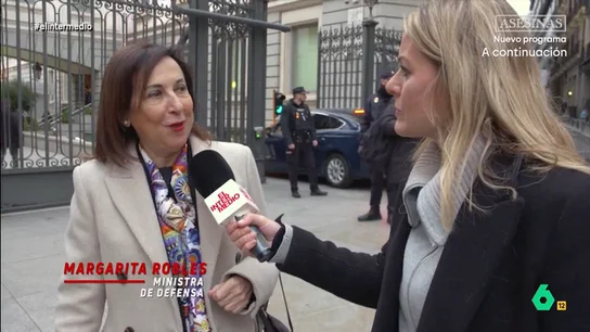 "Imagínese qué pasaría": Margarita Robles ironiza sobre un posible acuerdo entre PP y Junts para desbancar al Gobierno "Imagínese qué pasaría": Margarita Robles ironiza sobre un posible acuerdo entre PP y Junts para desbancar al Gobierno