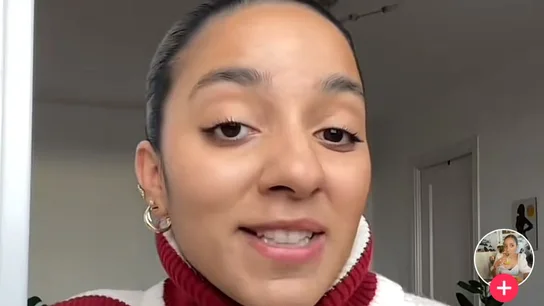 Captura de pantalla del vídeo de Manon sobre la Lotería de Navidad.  Captura de pantalla del vídeo de Manon sobre la Lotería de Navidad.
