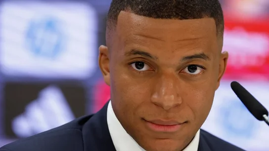 El jugador Kylian Mbappé El jugador Kylian Mbappé